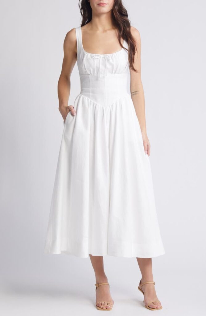17. Old Money Dresses Linen Reformation