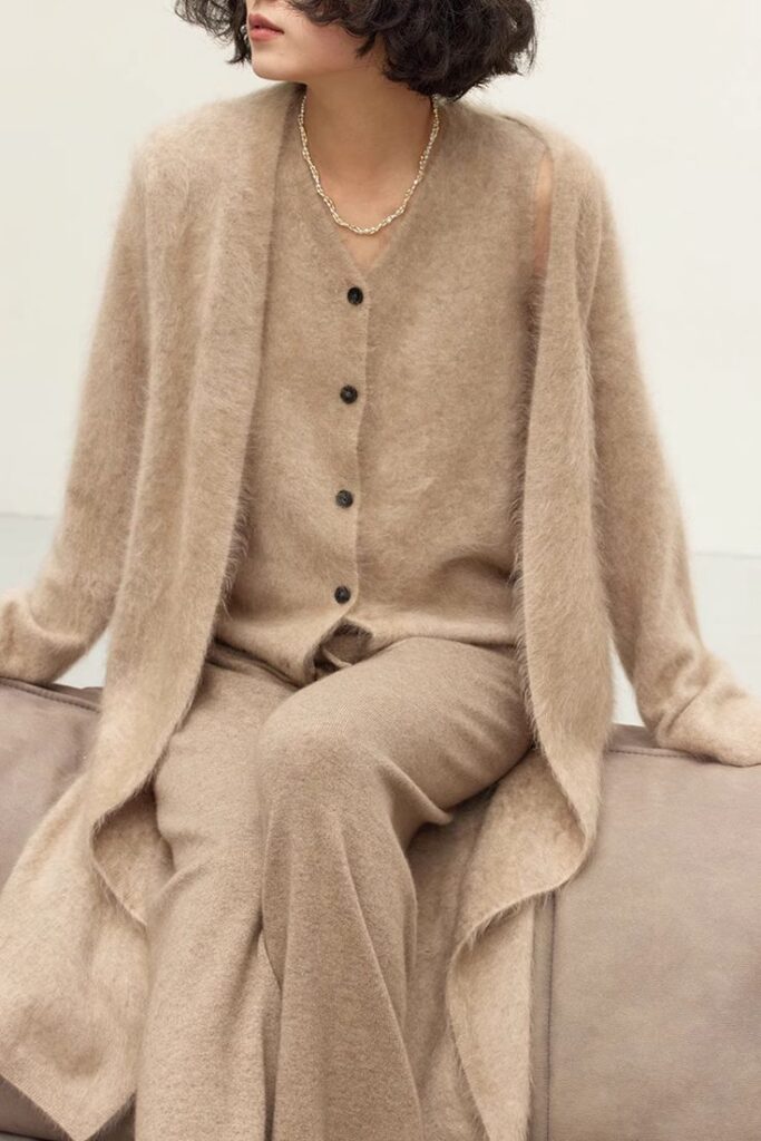 2. Brushed Cashmere cardigan